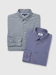 PREMIUM BRAND LACOSTE AND TOMMY HILGLIFER SHIRTS M..