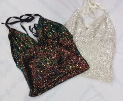 CR9109 UPCYCLED BEADED TOPS