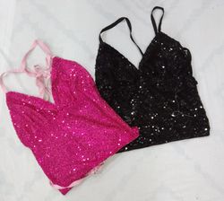 CR9110 UPCYCLED BEADED TOPS