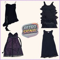 Y2K Dark Romantic Dresses (RS-323)