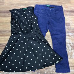 Ralph lauren dress and pants (fnc 240)