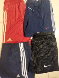 Nike and Adidas sport shorts