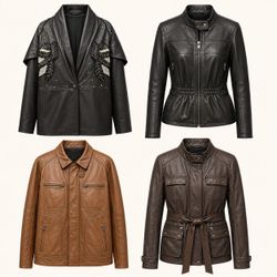 Y2k Classic Leather Jackets