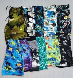 Hawaii printed swim shorts