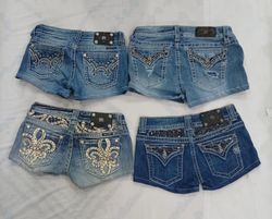 CR9115 UPCYCLED MISS ME SHORTS