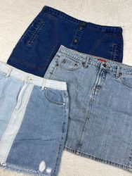 Unbranded mini denim skirt