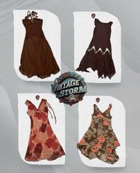 Y2K Feminine Poly Dress
