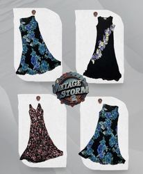 Y2K Ethereal Bloom Poly Dress