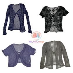 Y2K Crochet & Beaded Tops (085)