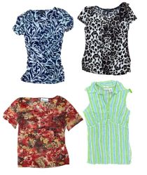 Y2K Sheer Tops 15 pcs At 1036