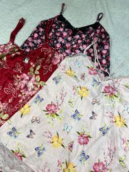 Silk nighty tops