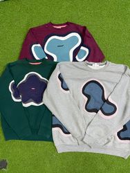 Upcycled Mixed branded sweatshirt patchw..
