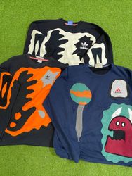 Upcycled adidas patchwork sweatshirt