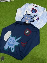 Upcycled Nike patchwork sweatshirt
