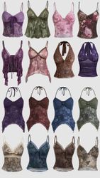 Y2K camisole tops