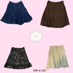 Soft & Breathable Cotton Skirt | Summer Casual Wea..