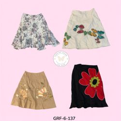 Premium Soft Cotton Printed Skirt – Casual Everyda..