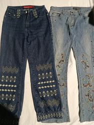 Y2K Bell Bottom Jeans RV # 845
