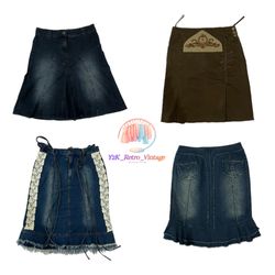Y2K Denim Skirts (087)
