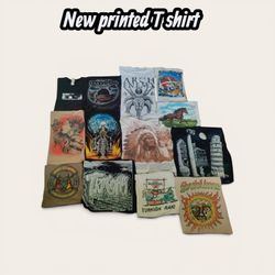 New printed T shirt