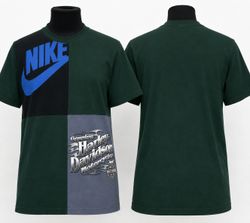 CR1845 UPCYCLED GRAPHIC PATCHWORK T-SHIRT