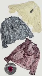 Y2k long sleeve blouse 10 pieces WR1735