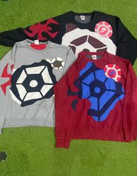 Upcycled Nike spider patchwork sweatshirt