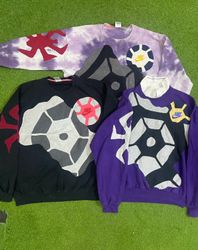 Upcycled Nike spider patchwork sweatshirt