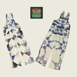 SS26 Upcycled quilted jump suit