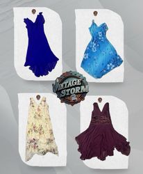 Y2K Elegant Poly Dress