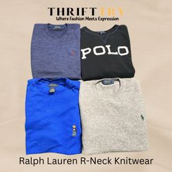 Ralph Lauren Round Neck Sweaters Collection