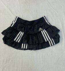 Upcycled Adidas Ruffle Mini Skirt