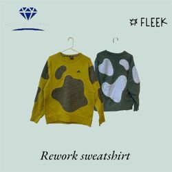 Upcycle Mix Branded Sweatshirt (Dv -06-53)
