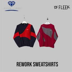 Upcycle Mix branded Sweatshirt (DV -06-51)
