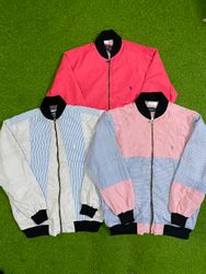 Upcycled polo Ralph Lauren Herrington jacket