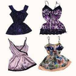 2000s Club-Glam Y2K Cami Tops - (ST-092)