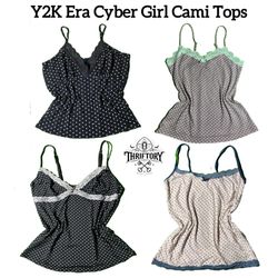 Y2K Era Cyber Girl Cami Tops TY-047