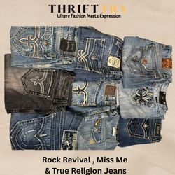 Premium Branded Denim Jeans Collection
