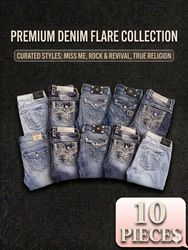 ✨ PREMIUM DENIM FLARE COLLECTION | 10-PIECE RESELL..