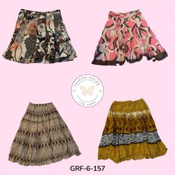 Boho Chic Cotton Printed Skirt – Soft Summer Essen..