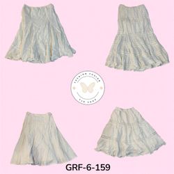 White Cotton Skirt – Soft Breathable Summer Chic E..