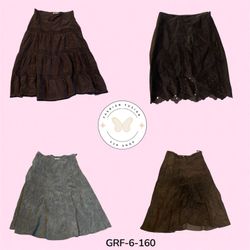 Vintage Vibe Corduroy & Suede Skirts – Soft Luxe F..