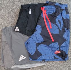 nike and adidas shorts
