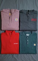 Carhartt 1/4 Zip Hoodies and Sweatshirts