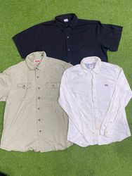 Branded cotton shirt