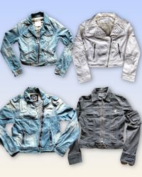 Denim zipper jacket 10 pieces