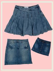 Denim Midi Skirts