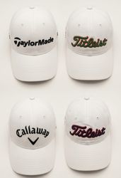 Branded purpose made Golf Hats/Caps including Titl..