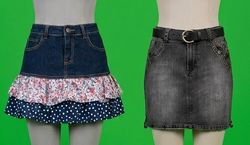 Y2K Denim Mini & Midi skirts VL 19