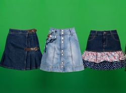 Y2K Denim Mini & Midi skirts VL 19